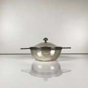 Sucrier en métal argenté, style Art Déco – XXe siècle
