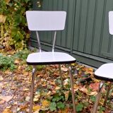 Pair of chairs in formica