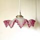 Pink draped suspension