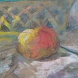 Watercolor on paper by guillot rafaillac still life with fruits 1930