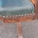 Fauteuil de bureau ancien administratif pivotant vintage