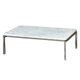 Marble and chrome coffee table, 1970