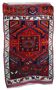 Handmade antique collectible Turkish Yastik rug 61cm x 110cm 1890s