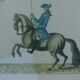 Equestrian engraving The Monarch