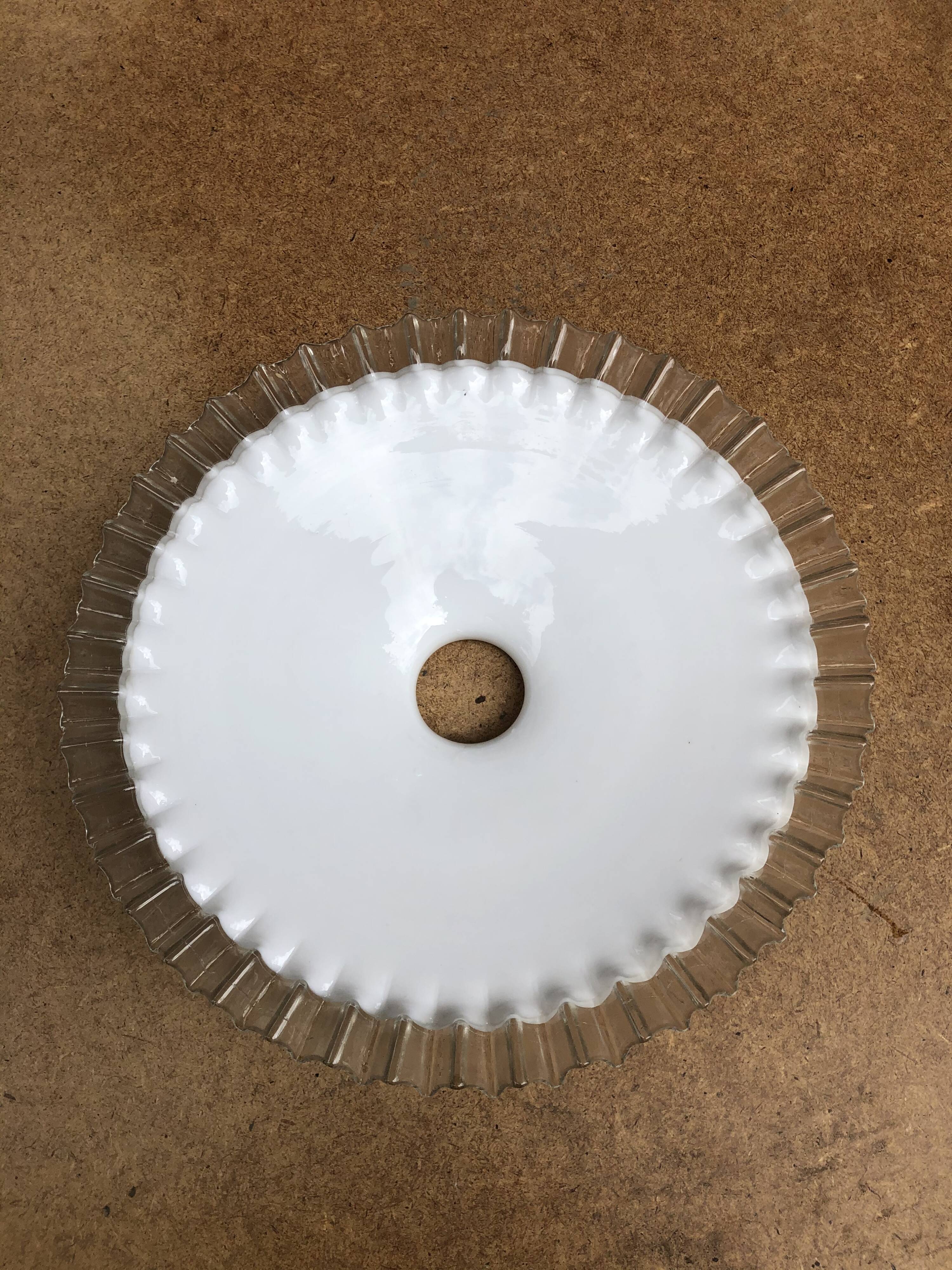 Lace opaline lampshade