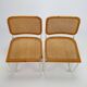 2  chairs Cesca by Marcel Breuer, italy, 1970s