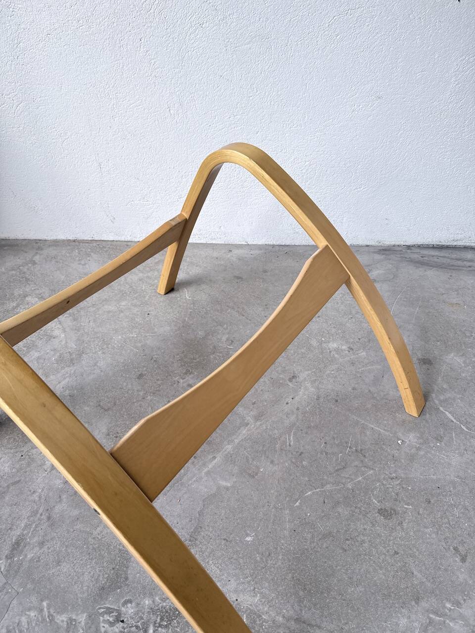 Transat hêtre bois courbé Ikea vintage Kim Samson