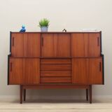 Buffet haut en teck, design danois, années 1960, production : Danemark