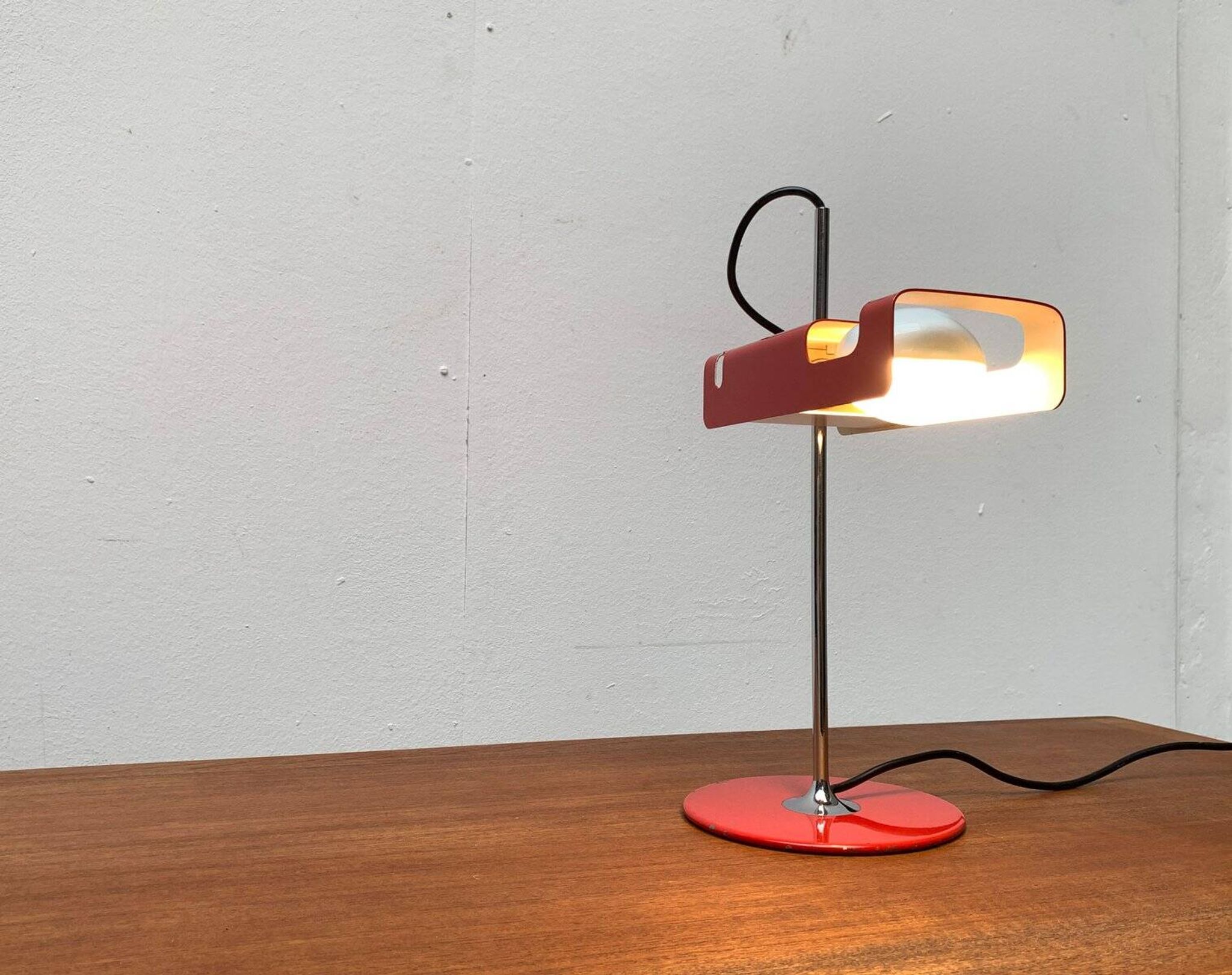 Mid-Century Italian Spider 291 Table Lamp by Joe Colombo for Oluce, 1960s