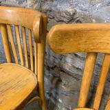 Lot de 6 chaise de bistrot ancienne 1960