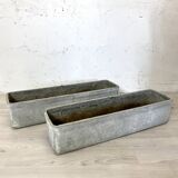 Pair of fibrocement planter