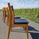 Set of 4 vintage Scandinavian style chairs from the 60s