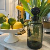 Smoked glass carafe bottle