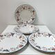Set of 4 large plates barratts english porcelain