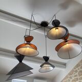 Suspension kimono - 5 lampshades