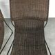 Pair of rattan and steel wire armchairs by frederick weinberg
