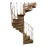 20th century spiral staircase
