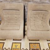 Pair of vintage 70s armchairs