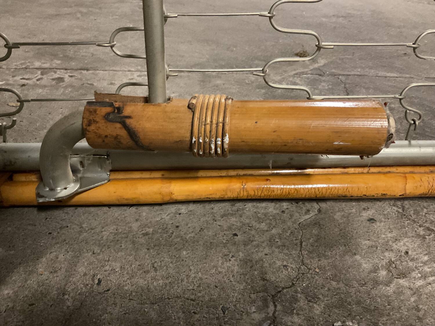 Rattan sofa bed AUDOUX MINNET 60s