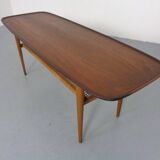 Teak & Oak Coffee Table by Børge Mogensen for Fredericia Stolefabrik, 1950s