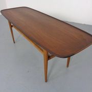 Teak & Oak Coffee Table by Børge Mogensen for Fredericia Stolefabrik, 1950s