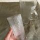 Antique glass orangeade set