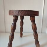 Wood tripod stool