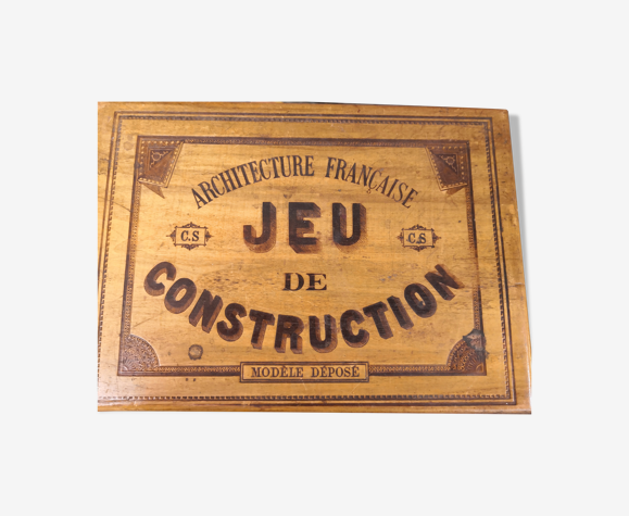 Jeu de construction en bois 1920-1930