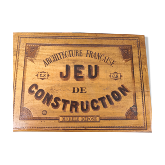 Jeu de construction en bois 1920-1930