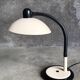 Vintage adjustable lamp in beige metal and black plastic, 70s/80s