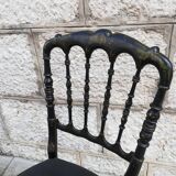 Lot of 5 chairs Napoleon III