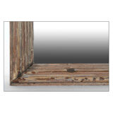 Wooden mirror