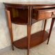 Half-moon console