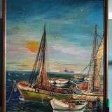 Painting the oil on canvas signed