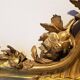 Large rectangular antique Louis XVI mirror for tabletop use.