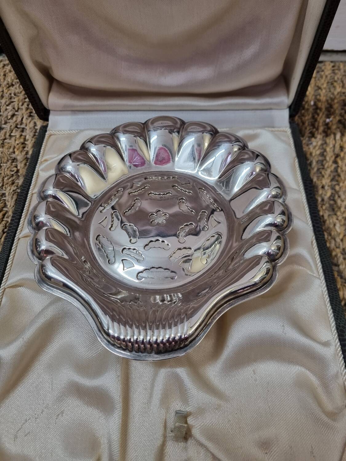 Coquillor Silver St Jacques Shell Butter Dish