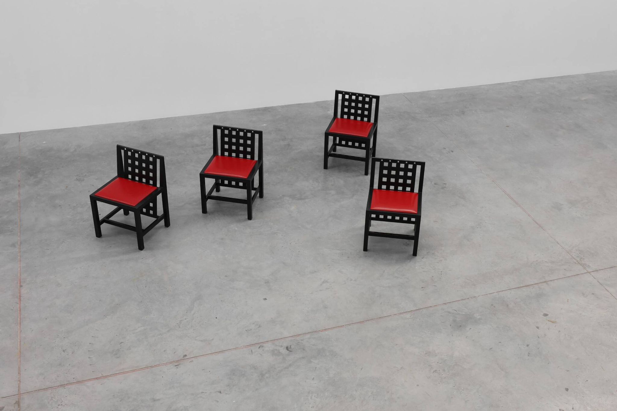 Set of 4 DS3 Dining Chairs by Charles Rennie Mackintosh for Atelier interna