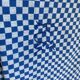 Checkered tablecloth old monogram Very good condition