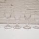 Lot 9 mismatched digestive glasses