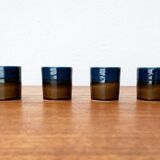 Verres à shots Brotzeit Studio Line allemands vintage en céramique de Rosenthal, lot de 4