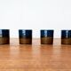 Vintage German ceramic shot glasses Brotzeit Studio Line by Rosenthal, set of 4.