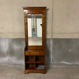 vintage 1970s walnut entrance locker room