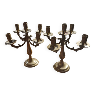 Pair of candelabras