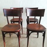 4 chaises bistrot Baumann