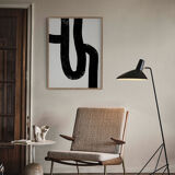 Abstract lines giclee print, 50x70cm