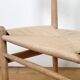 Set of 2 Hans J. Wegner CH36 dining chairs for Carl Hansen & Søn in solid oak