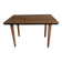Mid-century coffee table with tapered legs.