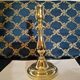 Candle holder torch copper brass gilded nineteenth century
