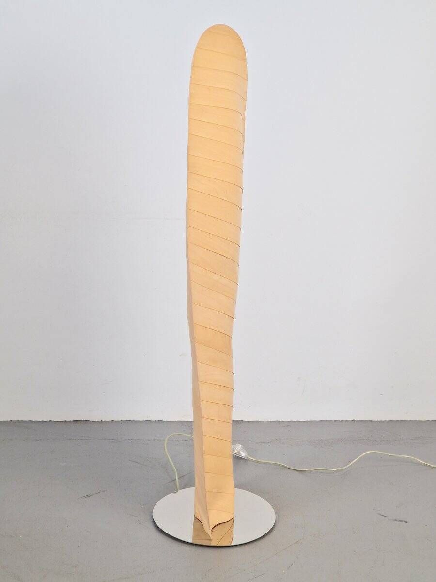 Modern Wooden Wing Floor Lamp from Gamma Delta Group SRL Padova, Italy, 1990s