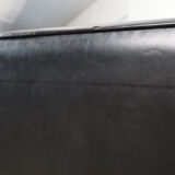 Leather armchair, danish design, 1970s, production: denmark